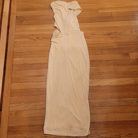 NWT MISHA GRACIELA CUTOUT MIDI DRESS IN LEMON DROP - Picture 6 of 6